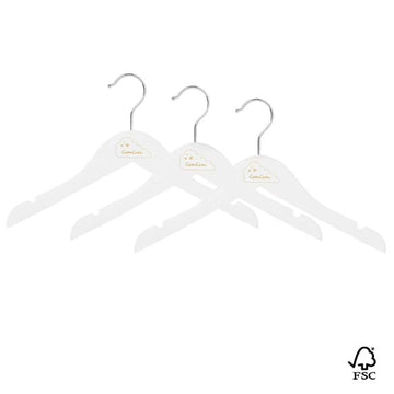 Cam Cam Copenhagen Barnklädhängare - 3-pack - FSC - Vit