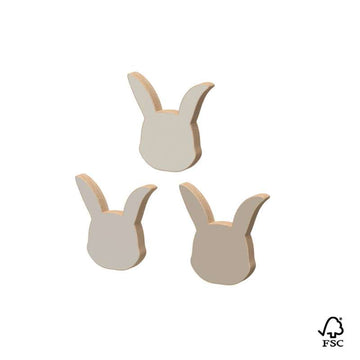 Cam Cam Copenhagen Dragleksaker Kanin - 3-pack - FSC 100%
