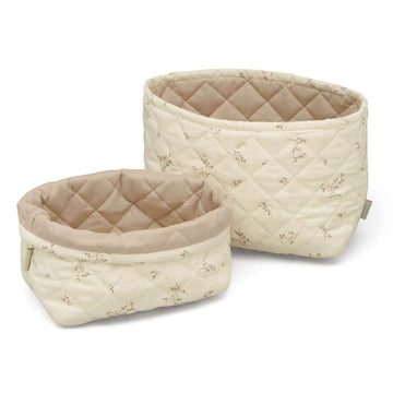 Cam Cam Copenhagen Quiltade Förvaringskorgar - 2 st. - OCS - Ashley/Latte