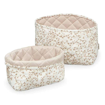 Cam Cam Copenhagen Quiltade Förvaringskorgar - 2 st. - OCS - Lierre/Almond