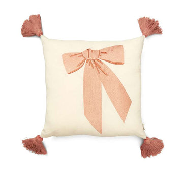 Cam Cam Copenhagen Kudde - Broderad m. Fransar - OCS - Bows