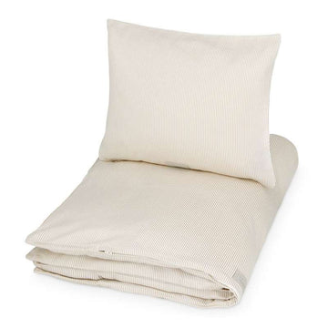 Cam Cam Copenhagen Sängkläder - Junior - 100x140cm - GOTS - Classic Stripes Camel