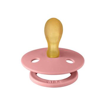 BIBS Symmetrisk Colour Sut - strl. 2 - naturgummi - Dammig Rosa