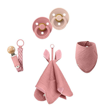 BIBS Paket - No1 - Dammig Rosa/Blush