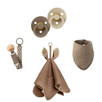 BIBS Paket - No1 - Mörk ek/Vanilj