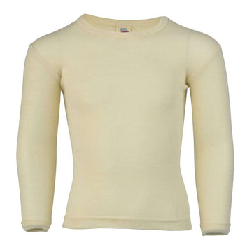 Engel Natur Blus - Ekologisk ull/silke - Naturell