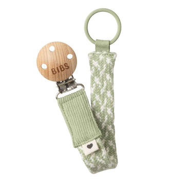 BIBS Tillbehör - Paci Braid Snyggsnöre - Sage/Ivory
