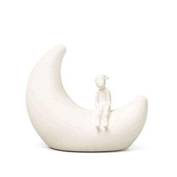Cam Cam Copenhagen Natlamp - Måne - Off White