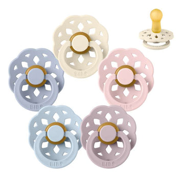BIBS Rund Boheme Napp - Sampak - 5 st. - strl. 2 - The Babyshower Collection