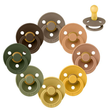 Bibs Rund Colour Napp - Sampak - 8 st. - strl. 2 - Höstlycka