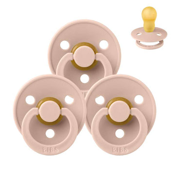 Bibs Rund Colour Napp - Sampack - 3 st. - strl. 3 - Blush