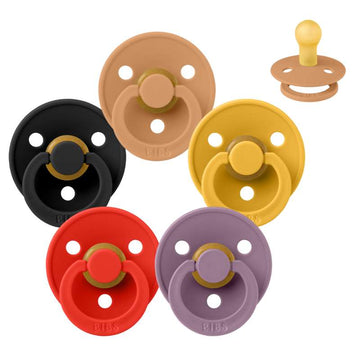Bibs Rund Colour Napp - Sampak - 5 st. - strl. 1 - Glad Halloween