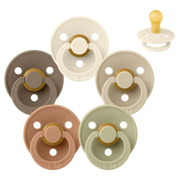 Bibs Rund Colour Napp - Sampak - 5 st. - strl. 1 - Mjuk höst
