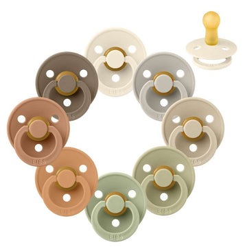 Bibs Rund Colour Napp - Sampak - 8 st. - strl. 2 - Mjuk höst