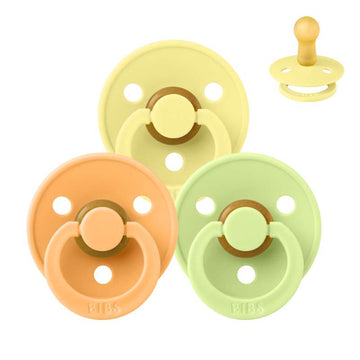 Bibs Rund Colour Napp - Sampak - 3 st. - strl. 2 - Sur citrus