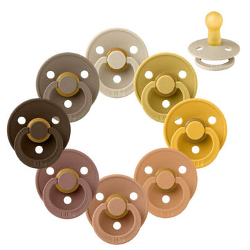 Bibs Rund Colour Napp - Sampak - 8 st. - strl. 2 - Nallebjörn