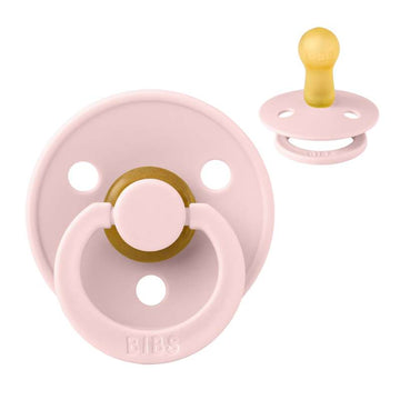 Bibs Rund Colour Napp - strl. 2 - naturgummi - Blomma