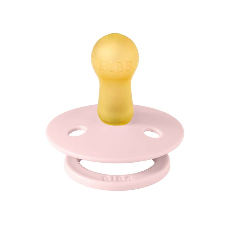 Bibs Rund Colour Napp - strl. 2 - naturgummi - Blomma