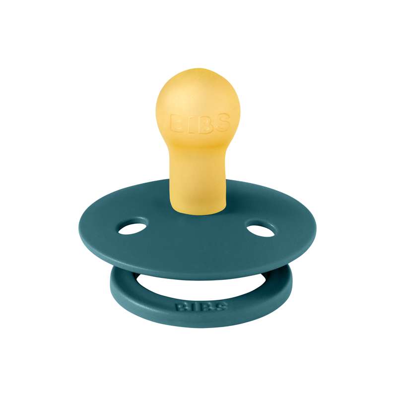 Bibs Rund Colour Napp - strl. 1 - naturgummi - Skogsjö