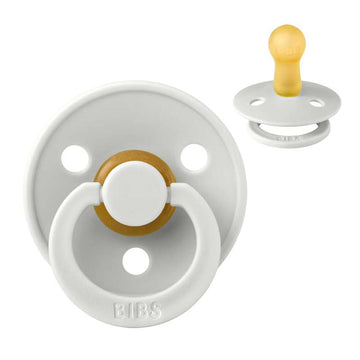 Bibs Rund Colour Napp - strl. 2 - naturgummi - Haze