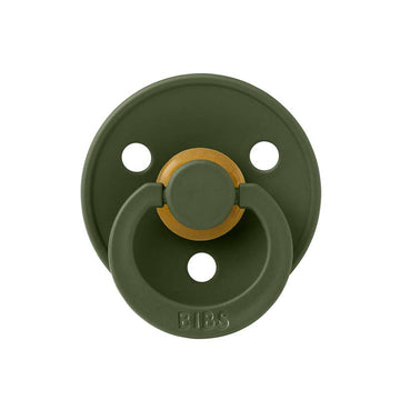 BIBS Symmetrisk Colour Sut - strl. 2 - naturgummi - Jaktgrön