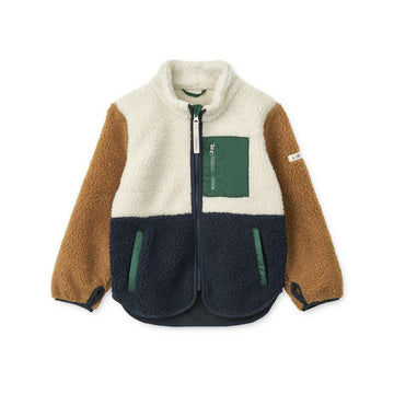 Liewood Nolan Pile Jakke - Classic Navy Multi Mix