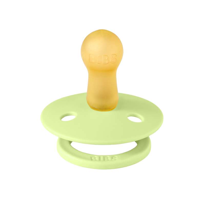 Bibs Rund Colour Napp - strl. 2 - naturgummi - Matcha