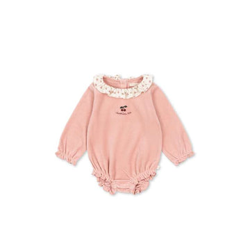 Konges Sløjd Miffa Body med volanger - GOTS - Mellow Rose