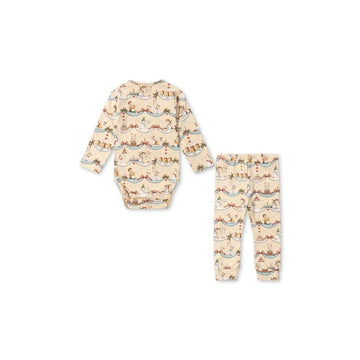 Konges Sløjd Basic Body/Byxset - GOTS - Sugar Pie