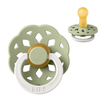 Bibs Boheme Napp - strl. 2 - naturgummi - GLOW - Salvia