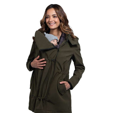 Wombat & Co Shell - Graviditets- och Bärjacka - Camo Green