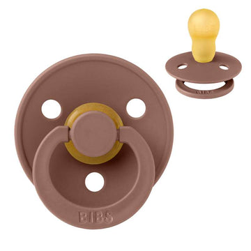 Bibs Rund Colour Napp - strl. 3 - naturgummi - Grävling