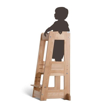 TiSsi Hjälpa till pall - Felix - Naturlig bok