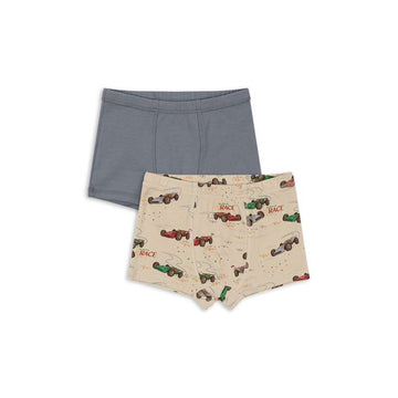 Konges Sløjd Basic Boxershorts - 2-pack - GOTS - Trade Winds/Grand Prix