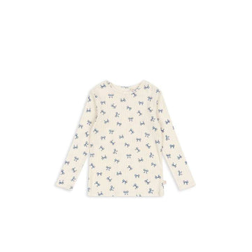 Konges Sløjd Minnie Blus - GOTS - Bow/Blå