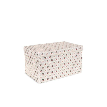 Konges Sløjd Opbevaringskurv - Lille - Cherry Motif