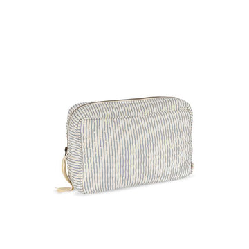 Konges Sløjd Toilettaske - Quilted - Stor - Stripe Bluie