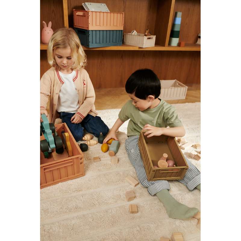 Liewood Weston Förvaringslåda - Small - 2-pack - Oat