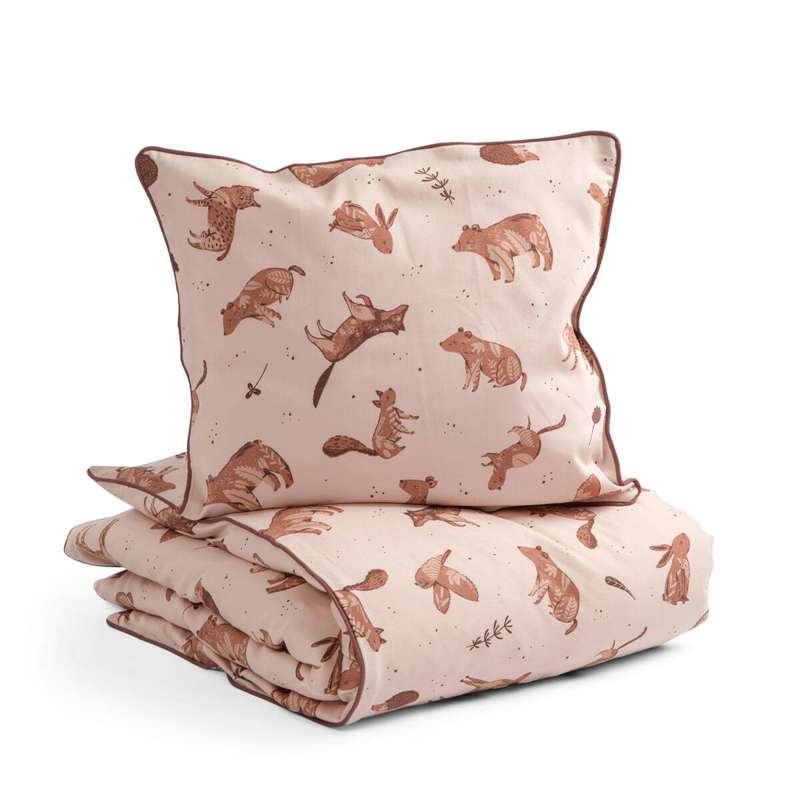 Sebra Baby sängkläder 70x100 cm - Nightfall - Drömrosa