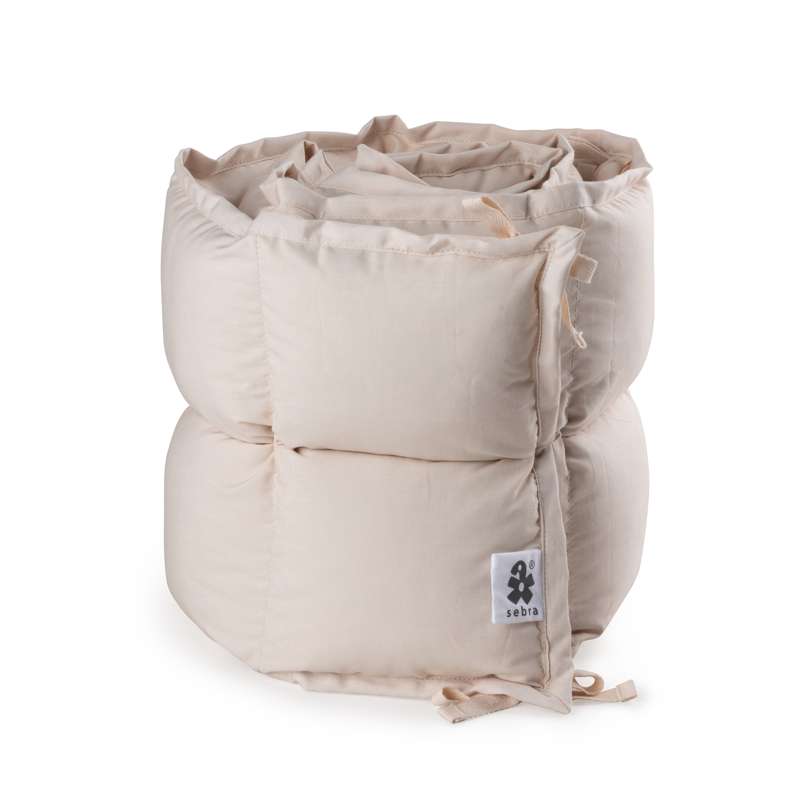 Sebra Sängkant - Kapok - Halv längd - Björknäver Ros 