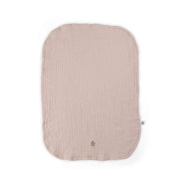 Sebra Puselunderlägg - 2 st. - Musselin - Seabreeze Beige