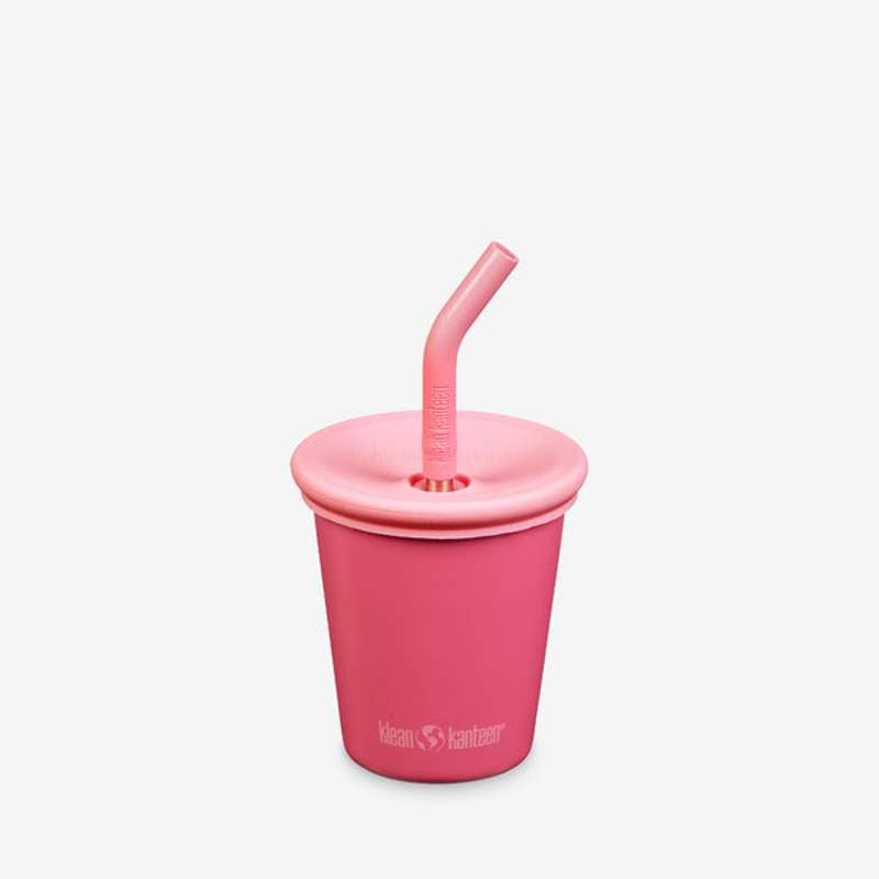 Klean Kanteen Barnkopp m. Sippy- och Sugrörslås - 296ml - Rouge Red 