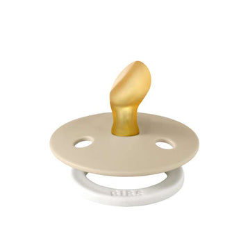 Bibs Anatomisk Colour Napp - strl. 1 - naturgummi - GLOW - Vanilj 