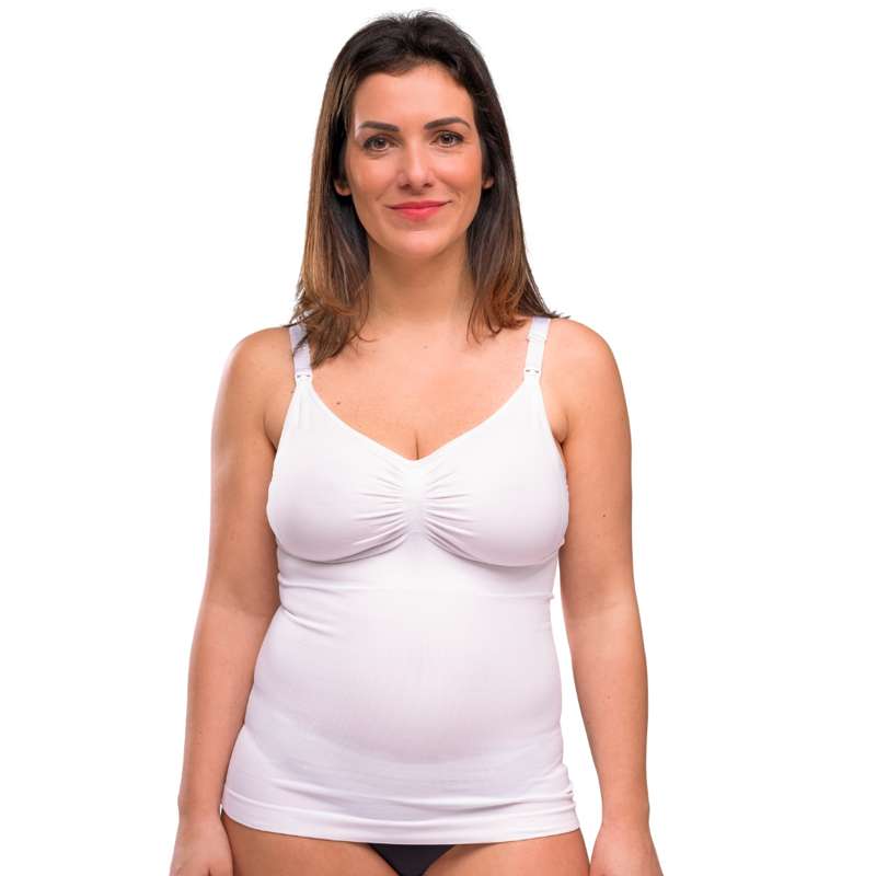 Carriwell Tillbaka till dig Ammetop - Cami sömlös - vit 