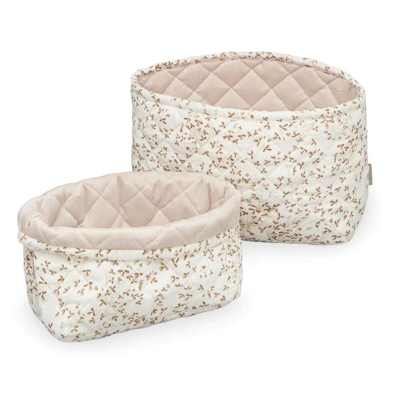 Cam Cam Copenhagen Quiltade Förvaringskorgar - 2 st. - OCS - Lierre/Almond 