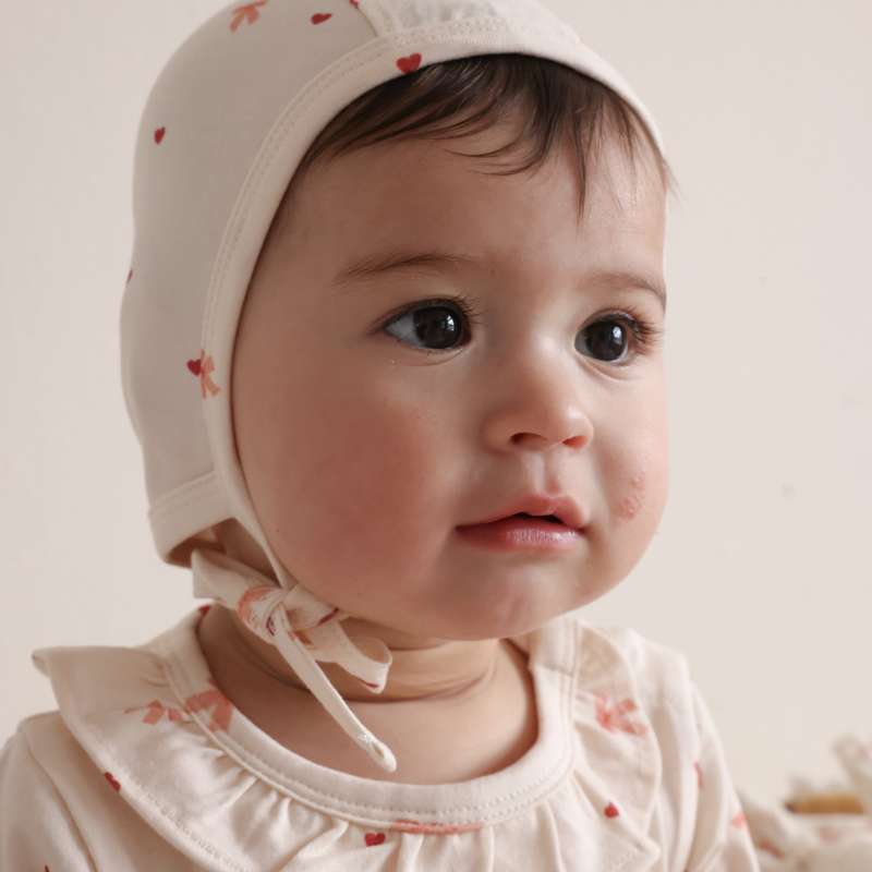 Cam Cam Copenhagen Babyhatt/Hjälm - GOTS - Bows 