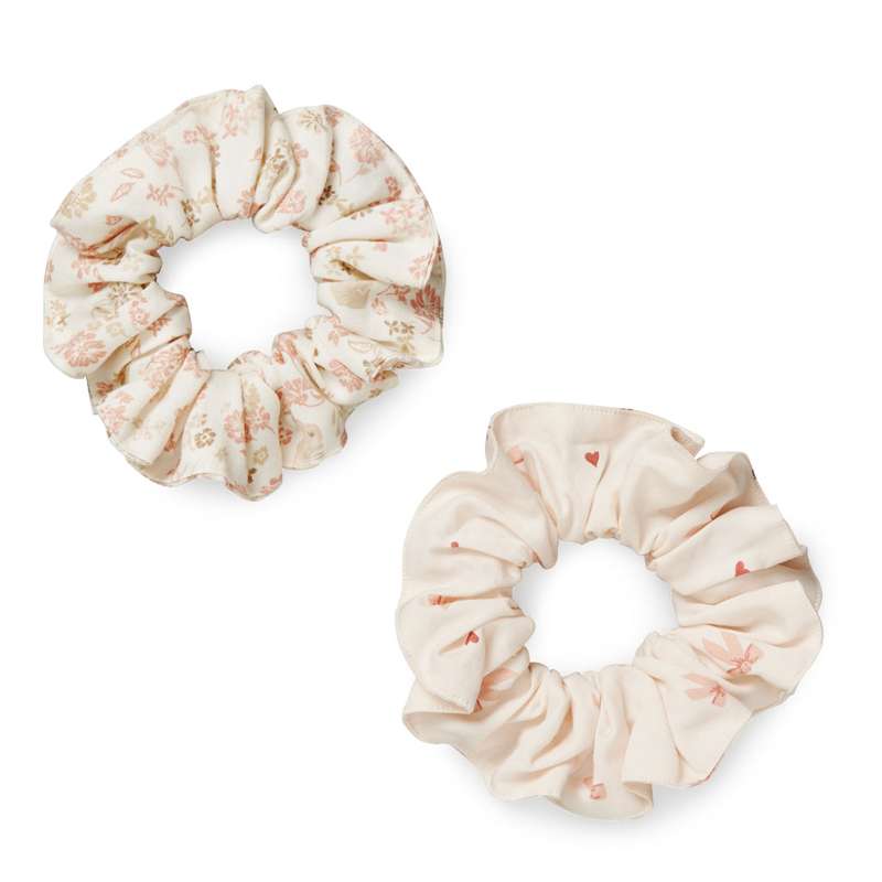 Cam Cam Copenhagen Scrunchies Hårsnoddar - 2 st. - GOTS - Mix Augusta/Bows 