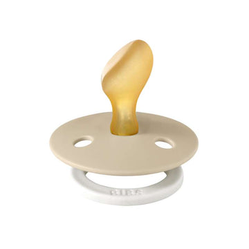 Bibs Anatomisk Colour Napp - strl. 2 - naturgummi - GLOW - Vanilj 