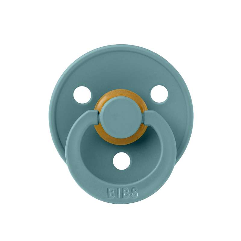 Bibs Anatomisk Colour Napp - strl. 2 - naturgummi - Islands hav 