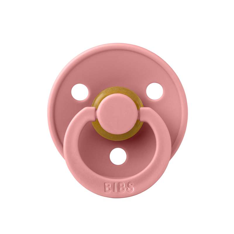 Bibs Anatomisk Colour Napp - strl. 2 - naturgummi - Dammig rosa 
